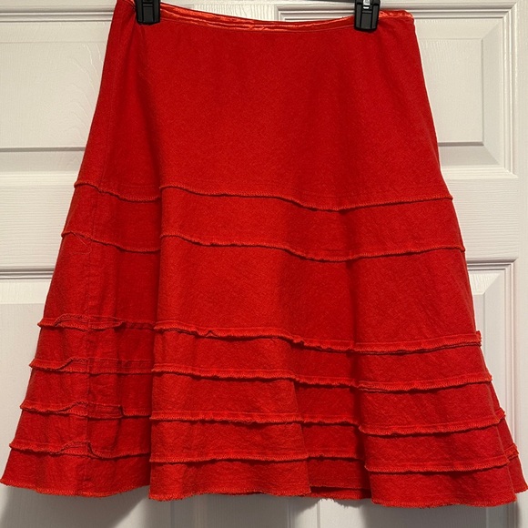 Cato Dresses & Skirts - Cato Vibrant Orange A-Line Skirt